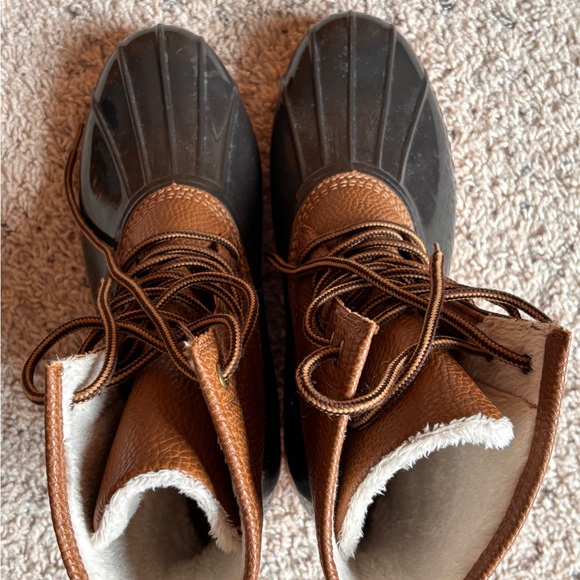 Sporto women’s light brown and brown duck boots, size 9M - Picture 8 of 8